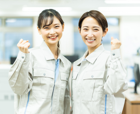 空調の効いたきれいな環境で集中して仕事ができます。